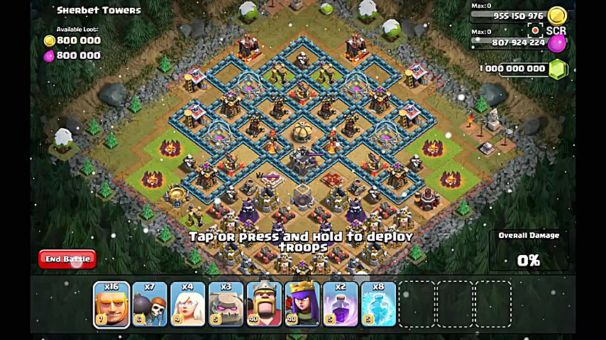 بازی کلش بدون اینترنت و هک شده...