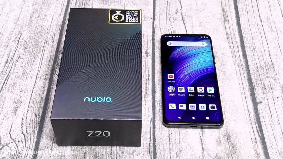 جعبه گشایی نوبیا زد 20 (Nubia Z20)