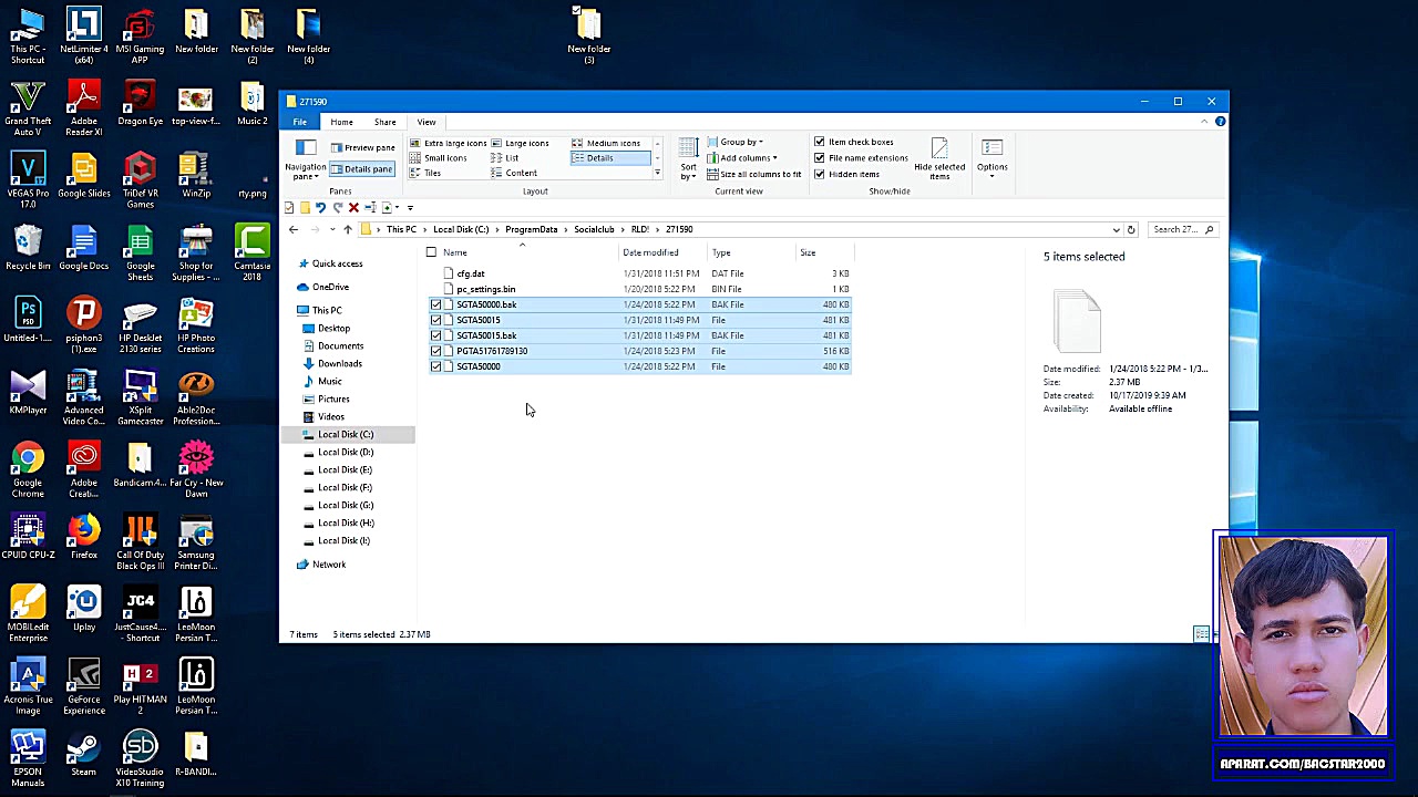 آموزش نصب سیو بازی gta v