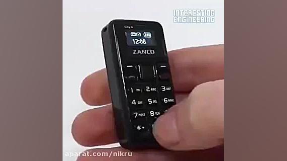ویدئویی از کوچکترین گوشی مینیا...