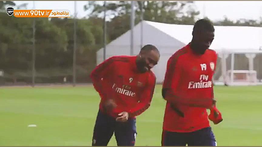 تمرین آرسنال برای رویارویی با...