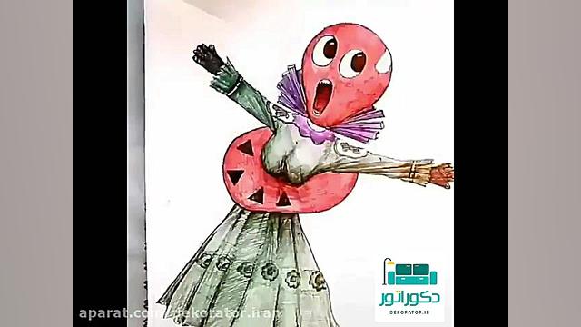 تقاشی های طنز و خنده دار کودکا...