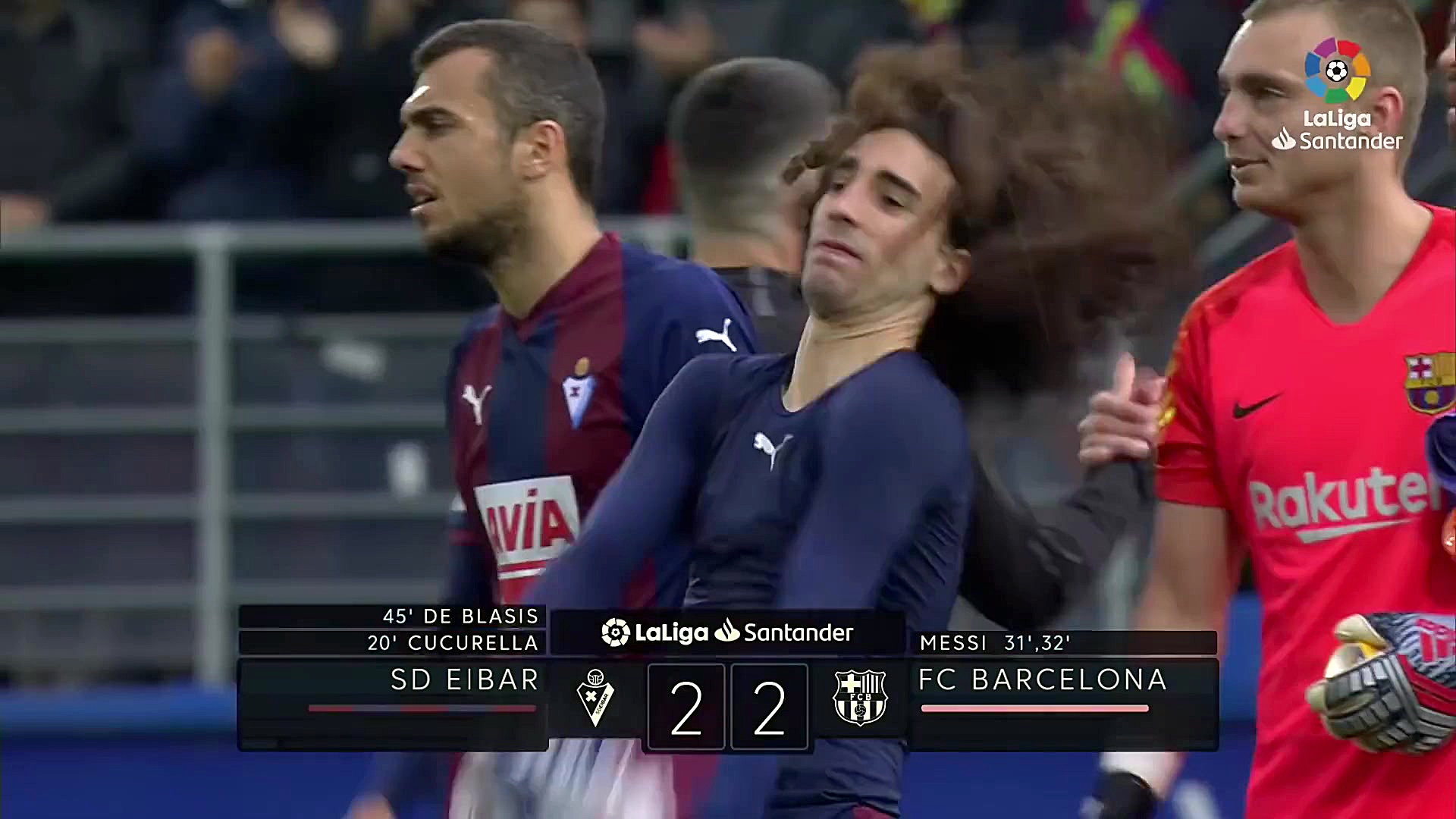 خلاصه و گل های ایبار 2 2 بارسل...