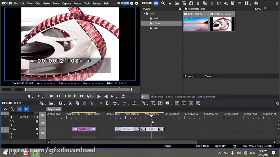 آموزش رایگان نرم افزار ادیوس ج...