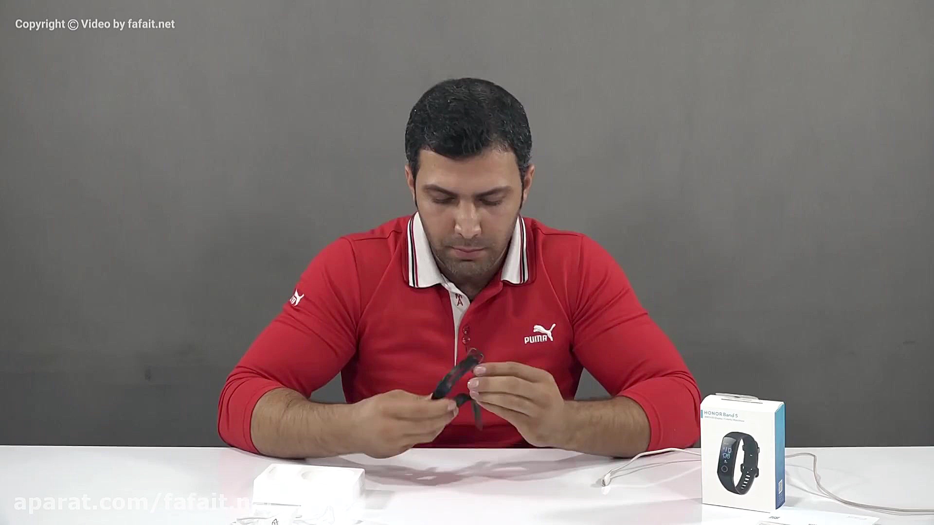 آنباکس دستبند هوشمند honor ban...