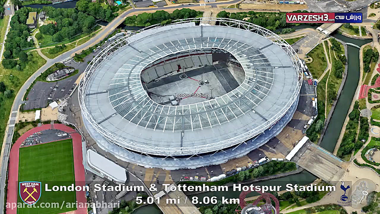 10 استادیوم نزدیک به در لیگ بر...