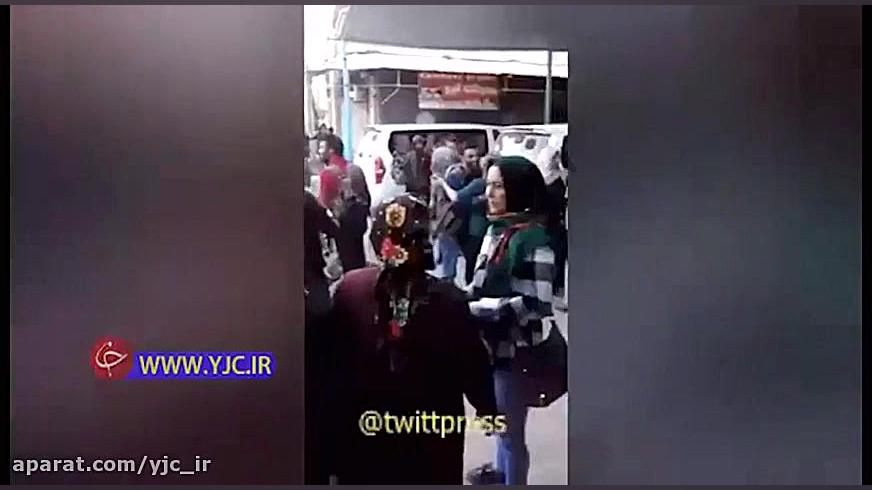 لحظه اصابت موشک جنگنده اف ۱۶ ت...