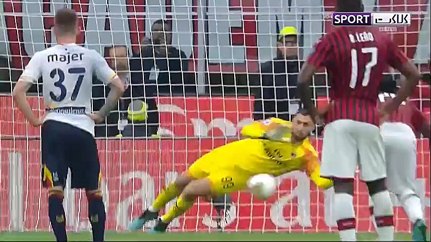 خلاصه بازی آث میلان 2 2 لچه