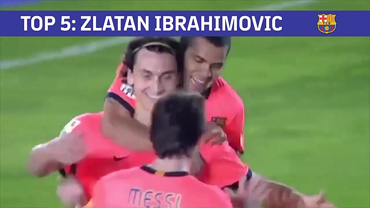 5 گل زیبای زلاتان ابراهیموویچ...