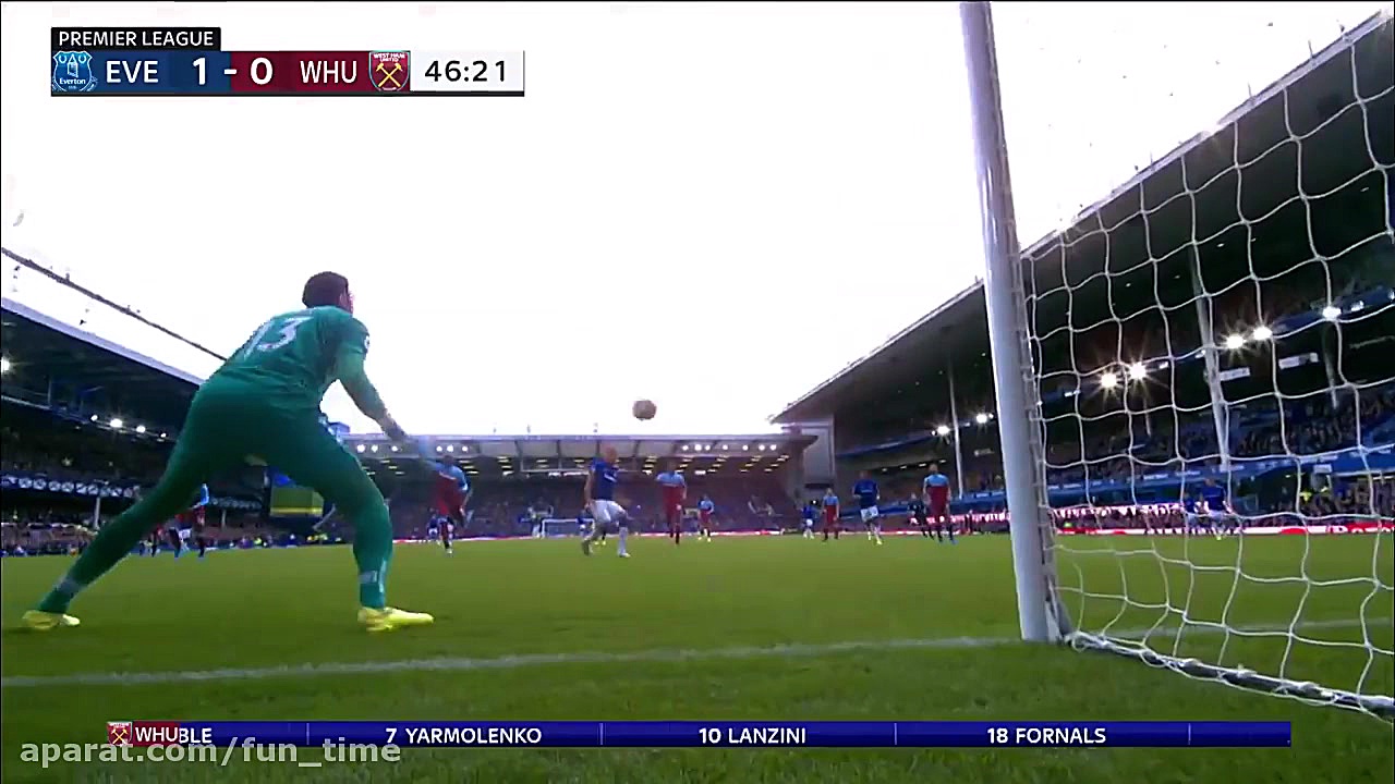 بازری اورتون 2  0 وستهام یونای...