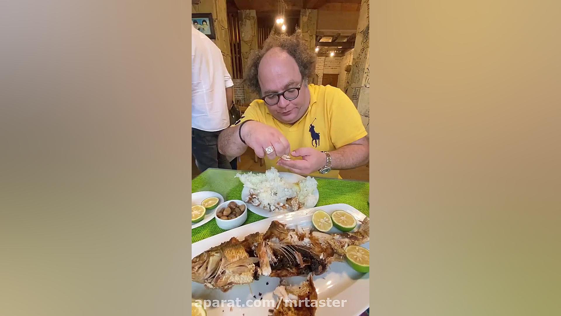 ماهی سفید رستوران آسو مازندران