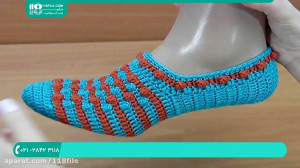 بافت جوراب ساق کوتاه زمستانه