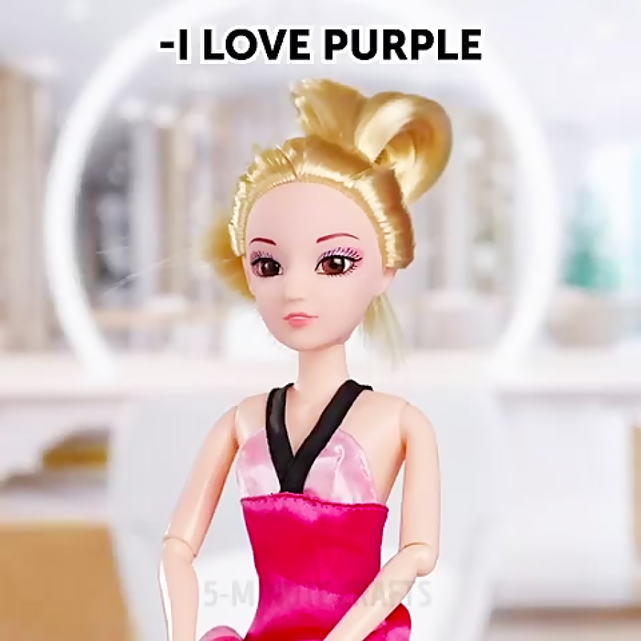 ساخت لباس جدید عروسک باربی  عر...