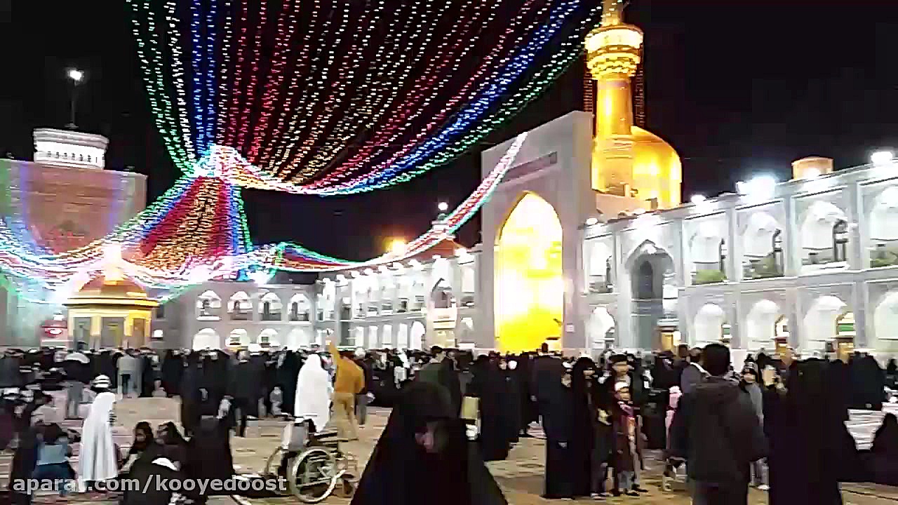 مداحی در حرم مطهر رضوی