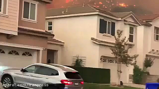 آتش سوزی گسترده در کالیفرنیا