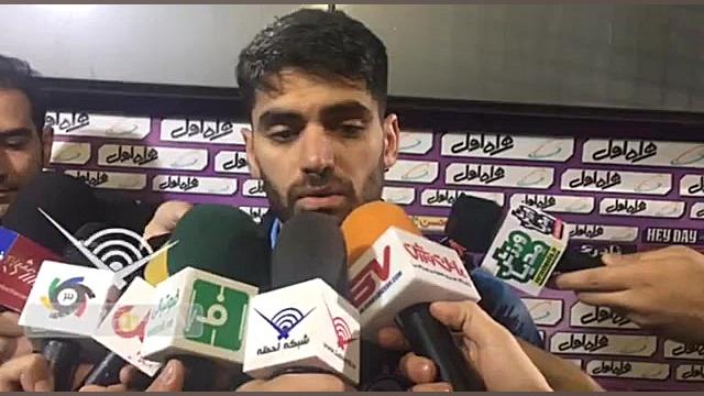 صحبت های علی کریمی بعد از برد...