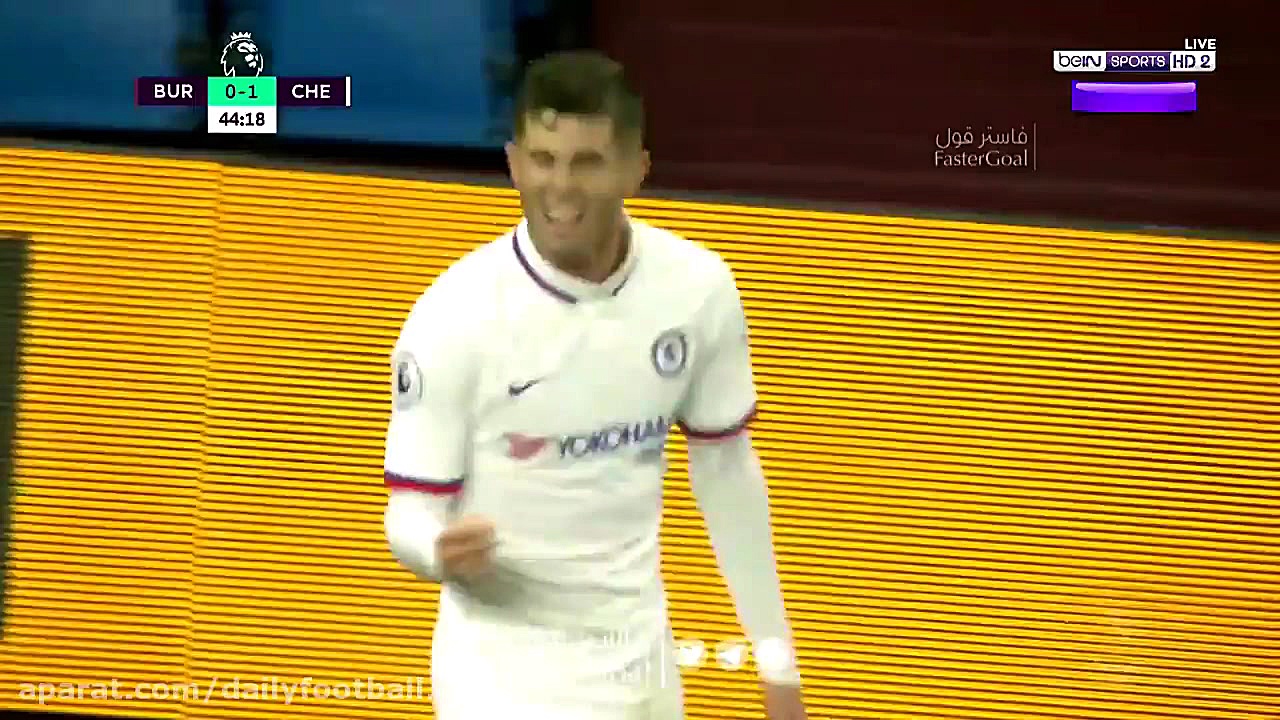 خلاصه بازی برنلی 2  4 چلسی