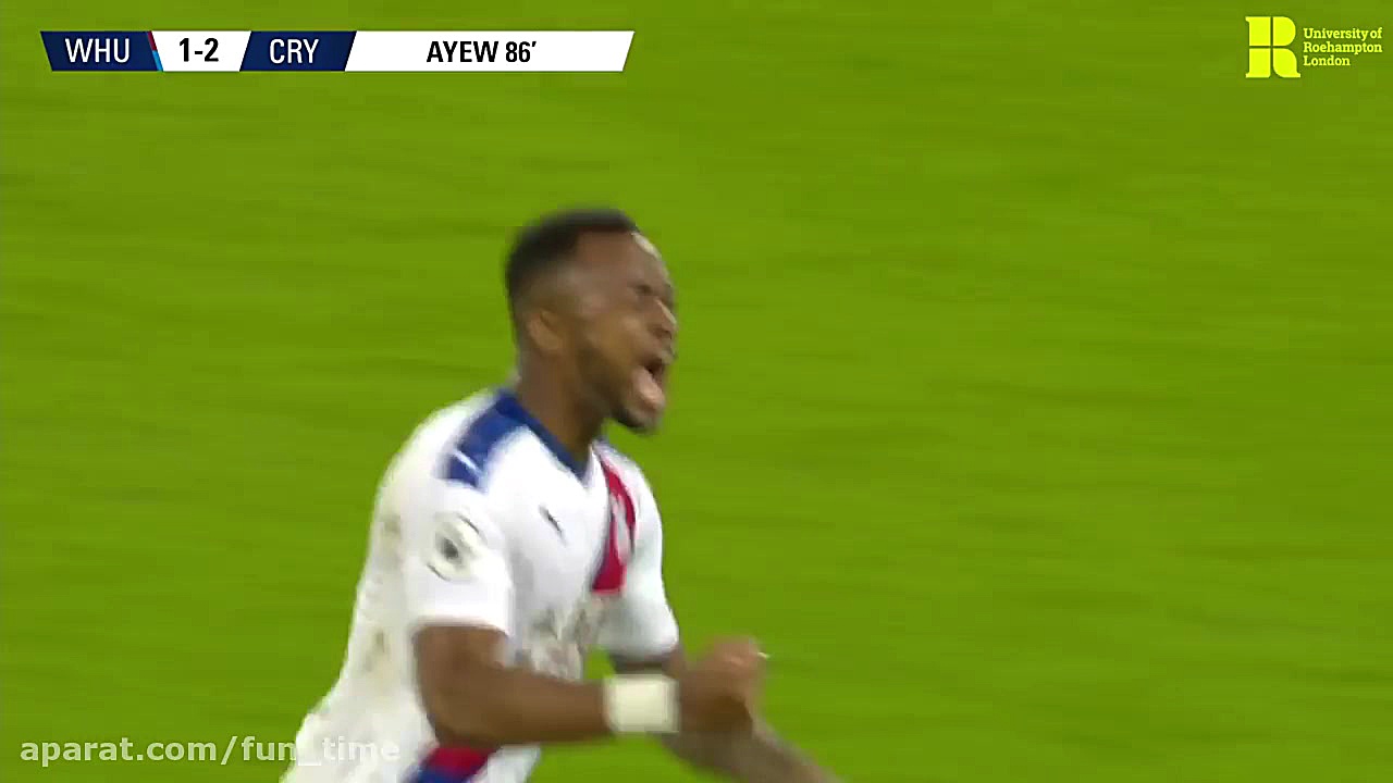 خلاصه بازی وستهام 1  2 کریستال...