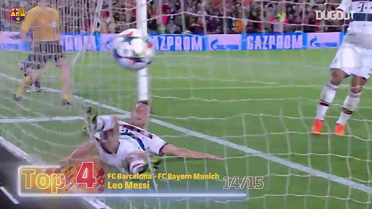 5 گل برتر مسی در لیگ قهرمانان...