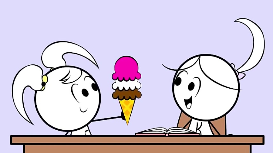 انیمیشن دوقلوهای خِنگ EK Twins Doodles BROCCOLI ICE CREAM SONG