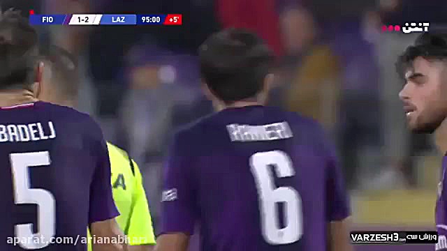 خلاصه بازی فیورنتینا 1  لاتزیو...
