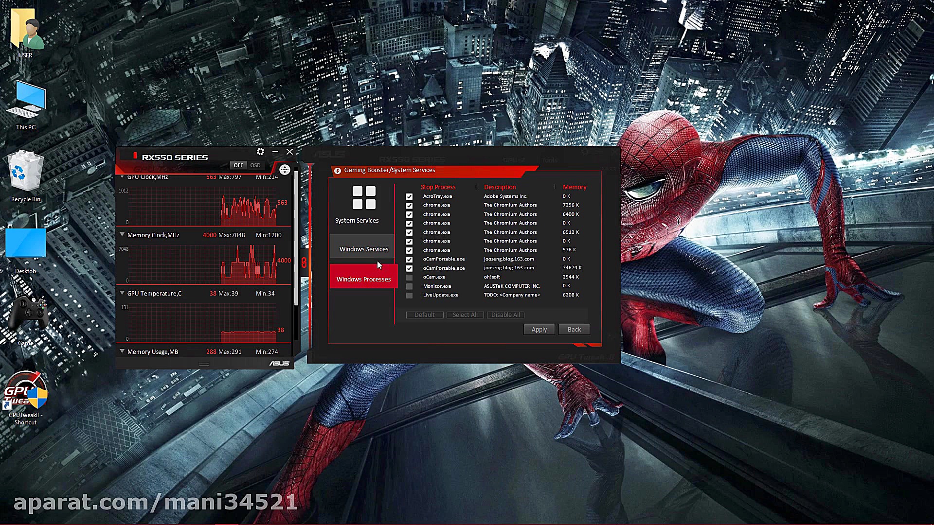 آماده سازی کارت گرافیک RX 550...