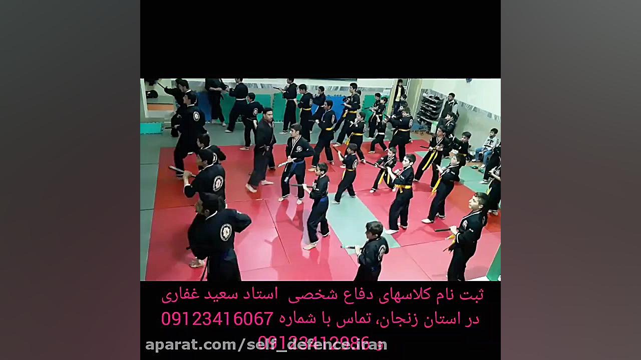 آموزش دفاع شخصی پلیس سلاح تونف...