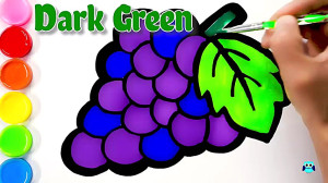 Grapes Coloring and Drawing Le...