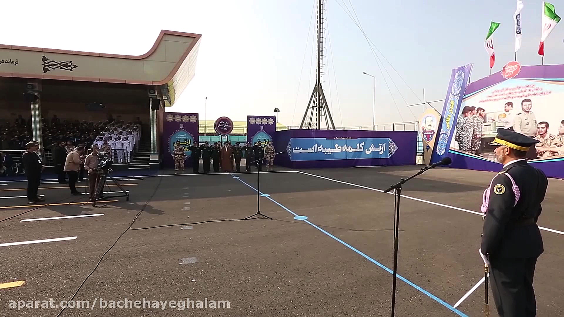 لحظاتی از سان دیدن فرمانده کل...