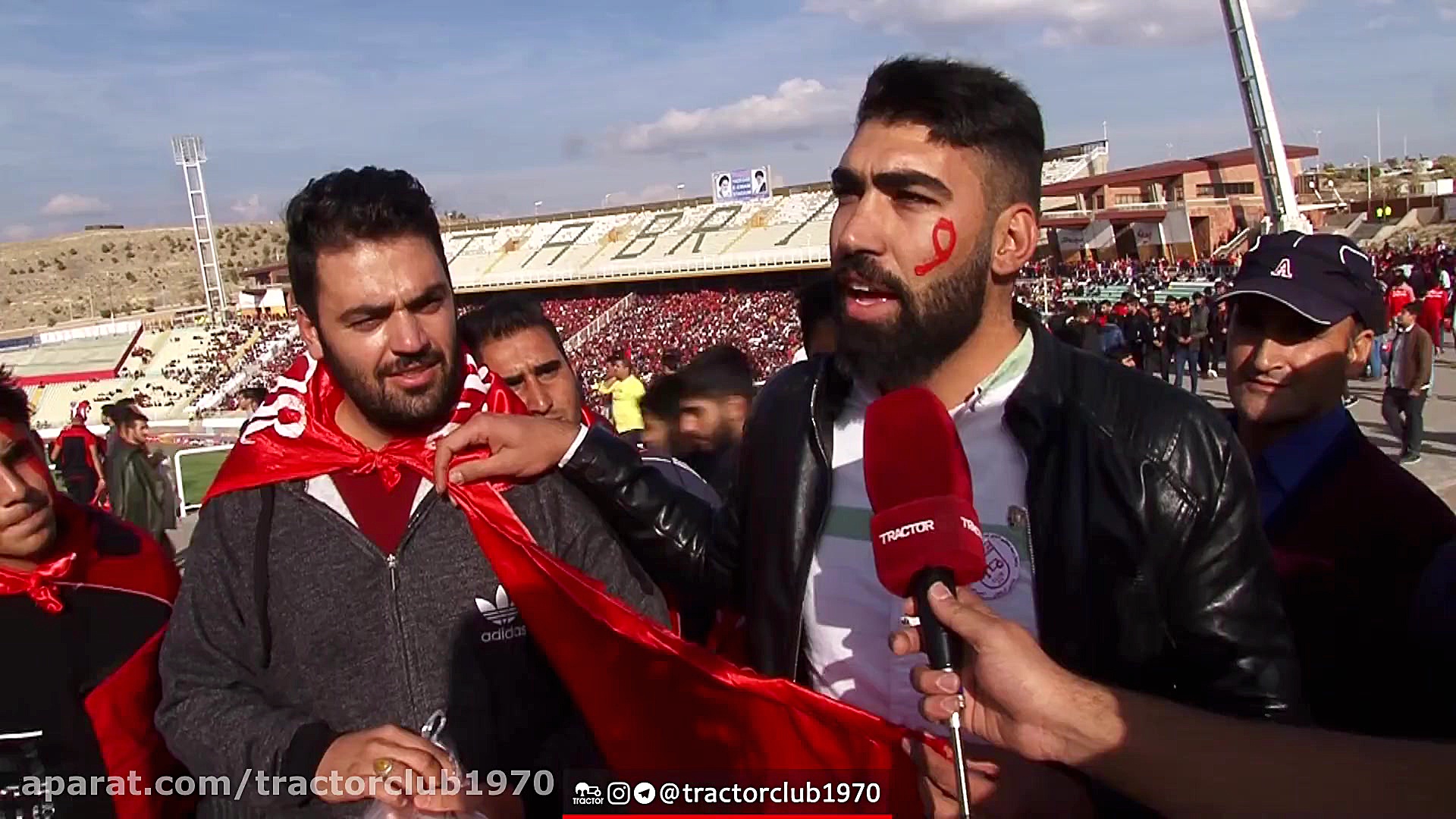 فرهنگ بالای هوادارن تیم تراکتو...