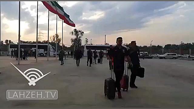 ورود اعضای تیم فولاد خوزستان ب...