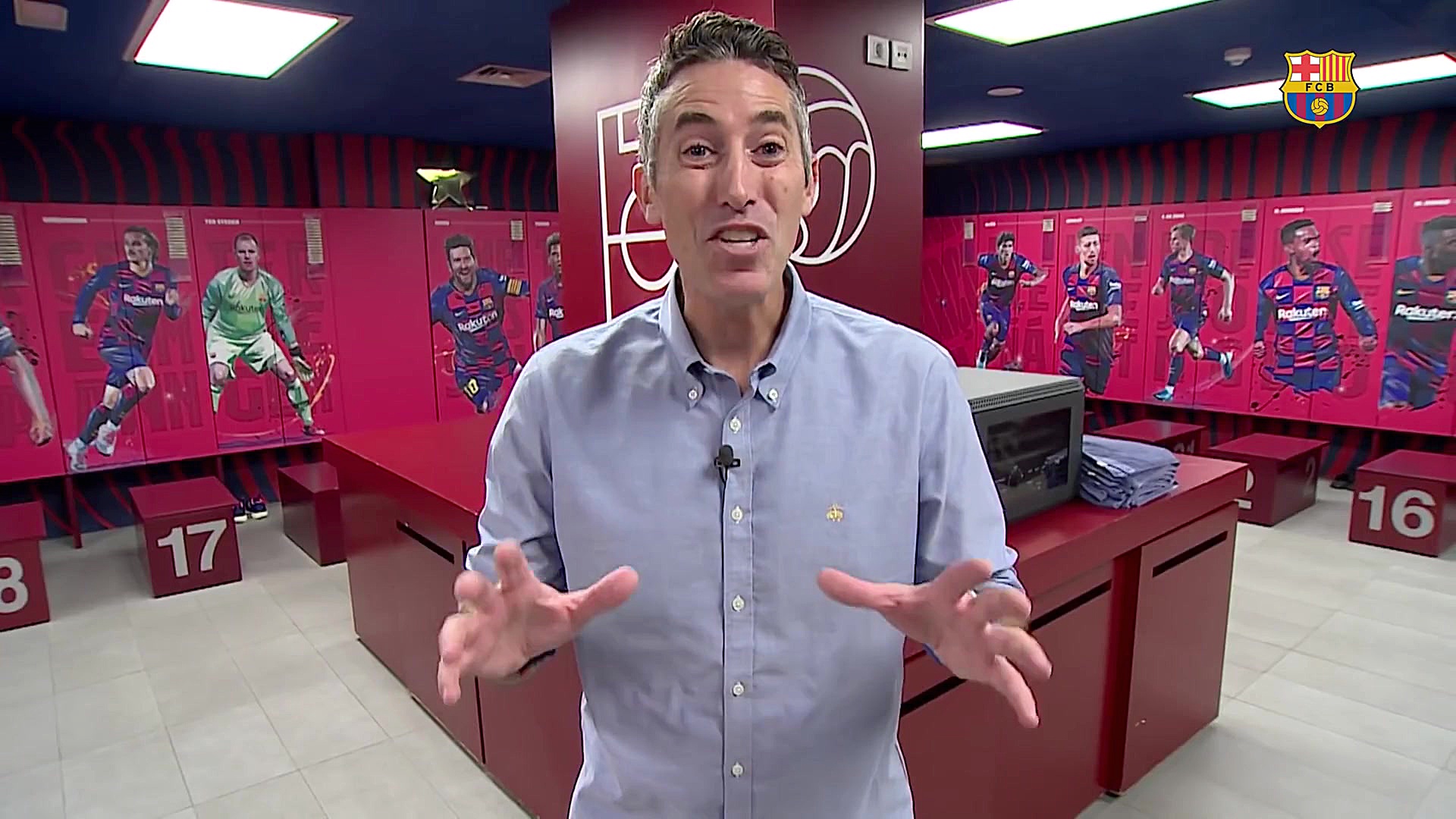 دیزاین جدید رختکن بارسلونا