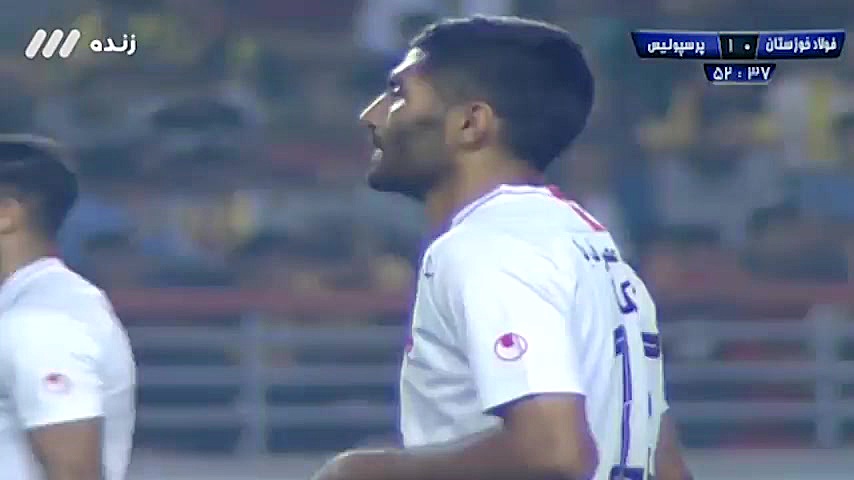 خلاصه بازی فولاد خوزستان 0 1 پ...