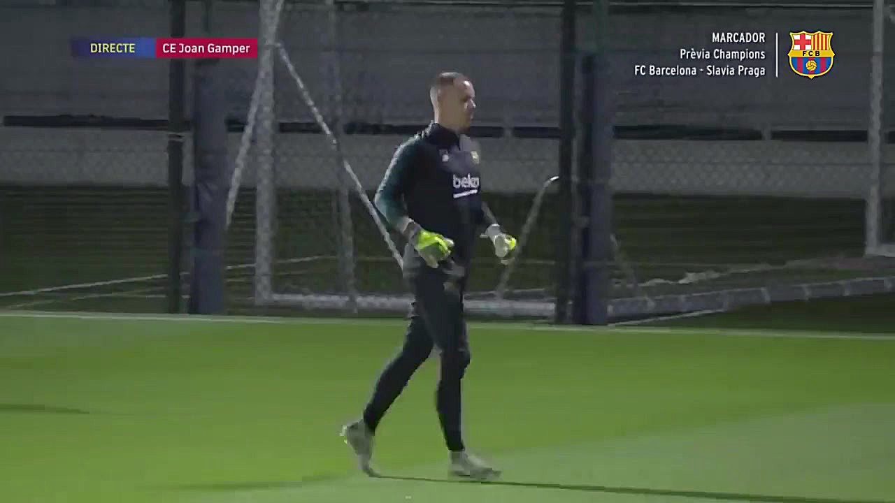 آخرین تمرین بارسلونا قبل از با...