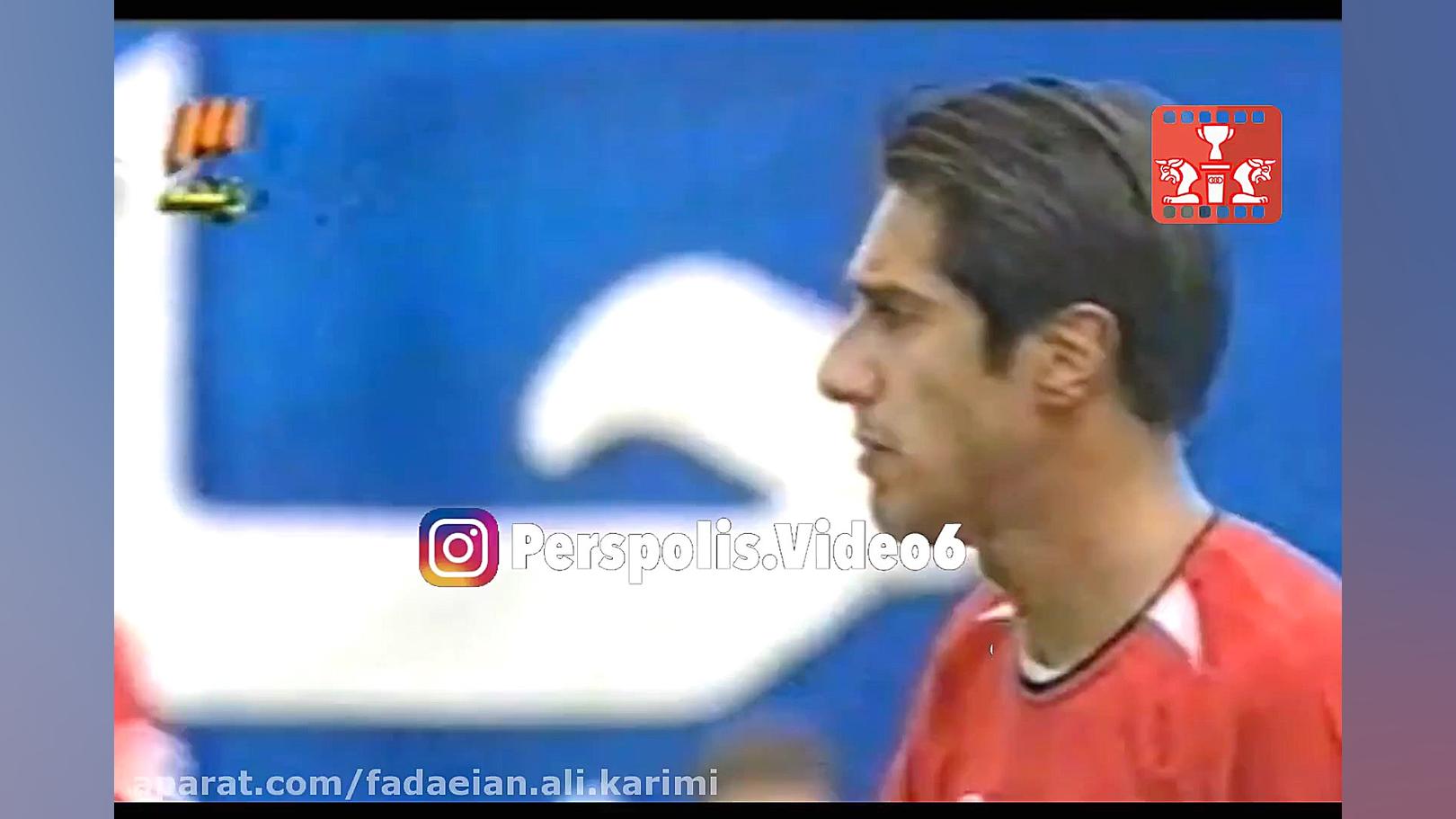 گل افشین پیروانی به ماشین سازی...