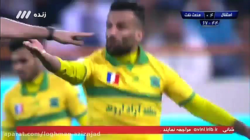 خلاصه بازی استقلال و صنعت نفت...