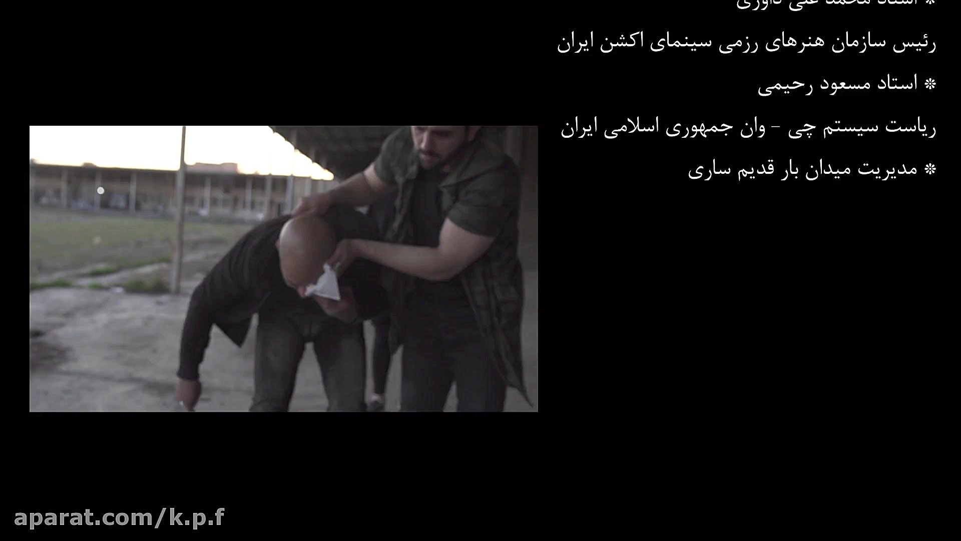 پشت صحنه فیلم اکشن ایرانی