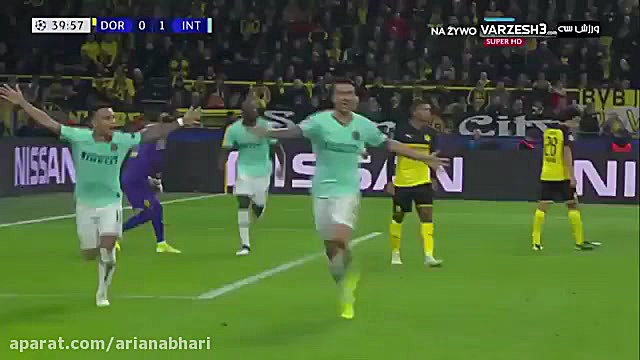 خلاصه بازی دورتموند 3  اینتر 2...