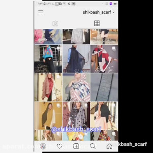 شال و روسری شیک باش