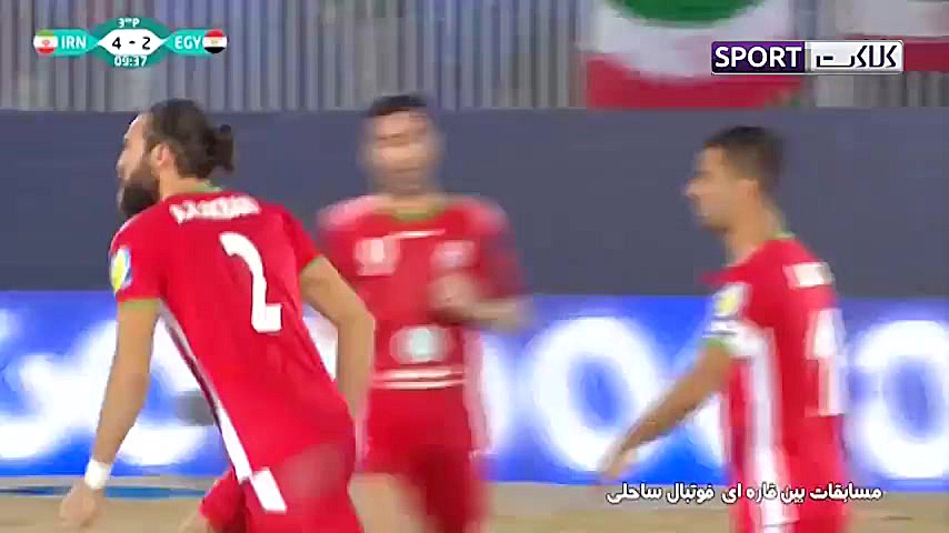 خلاصه فوتبال ساحلی ایران 5 3 م...