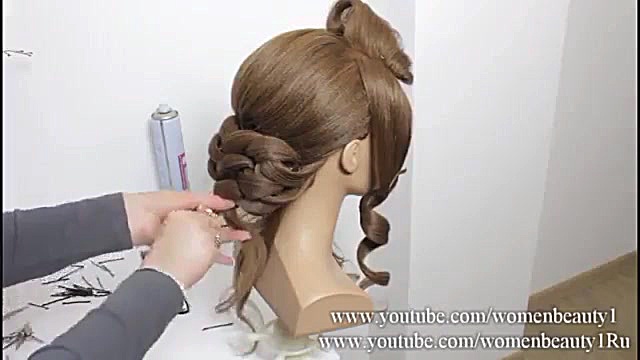 آموزش 2 مدل شینیون مو مجلسی