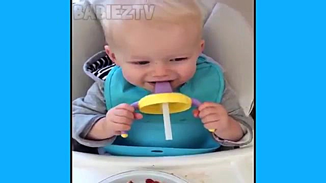 کلیپ خنده دار(بچه های بامزه)