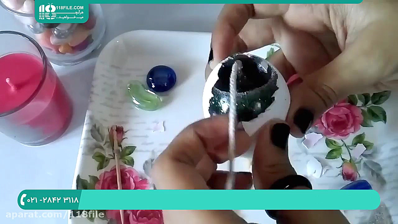 5 مدل ساخت شمع تخم مرغی