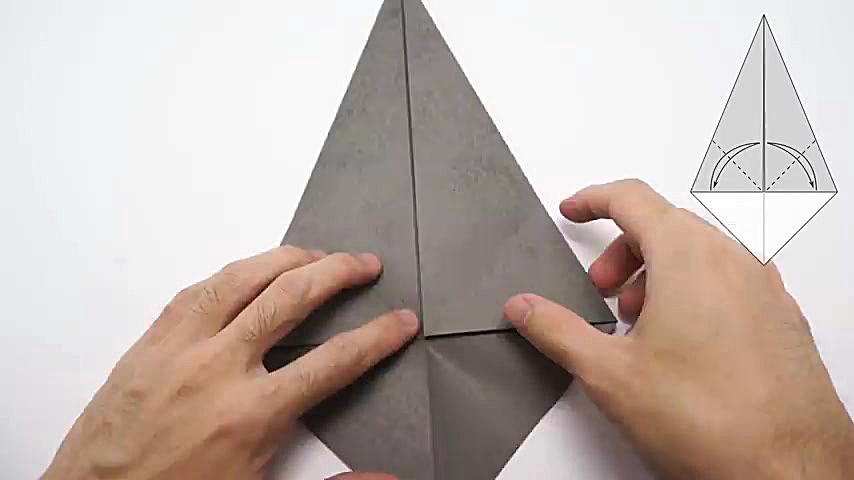 اوریگامی  آموزش  گرگ کاغذی  OR...