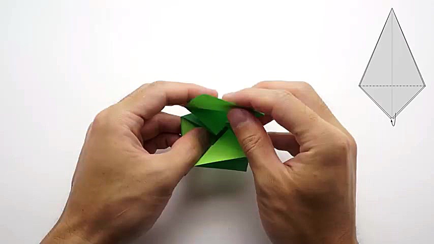 اوریگامی  آموزش  درخت کریسمس ک...