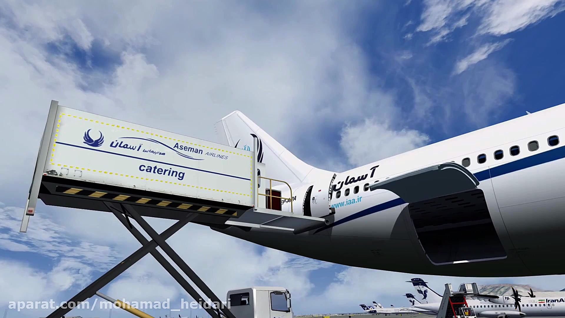 خدمات فرودگاهی به ارباس آسمان...