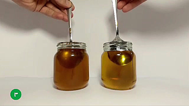 مقایسه عسل طبیعی و عسل تقلبی