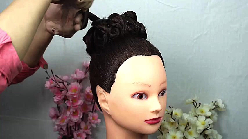 آموزش شینیون عروس شینیون عروس...