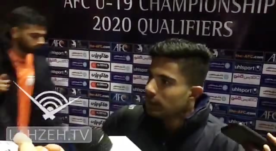 صحبت های اسد آبادی بازیکن تیم...