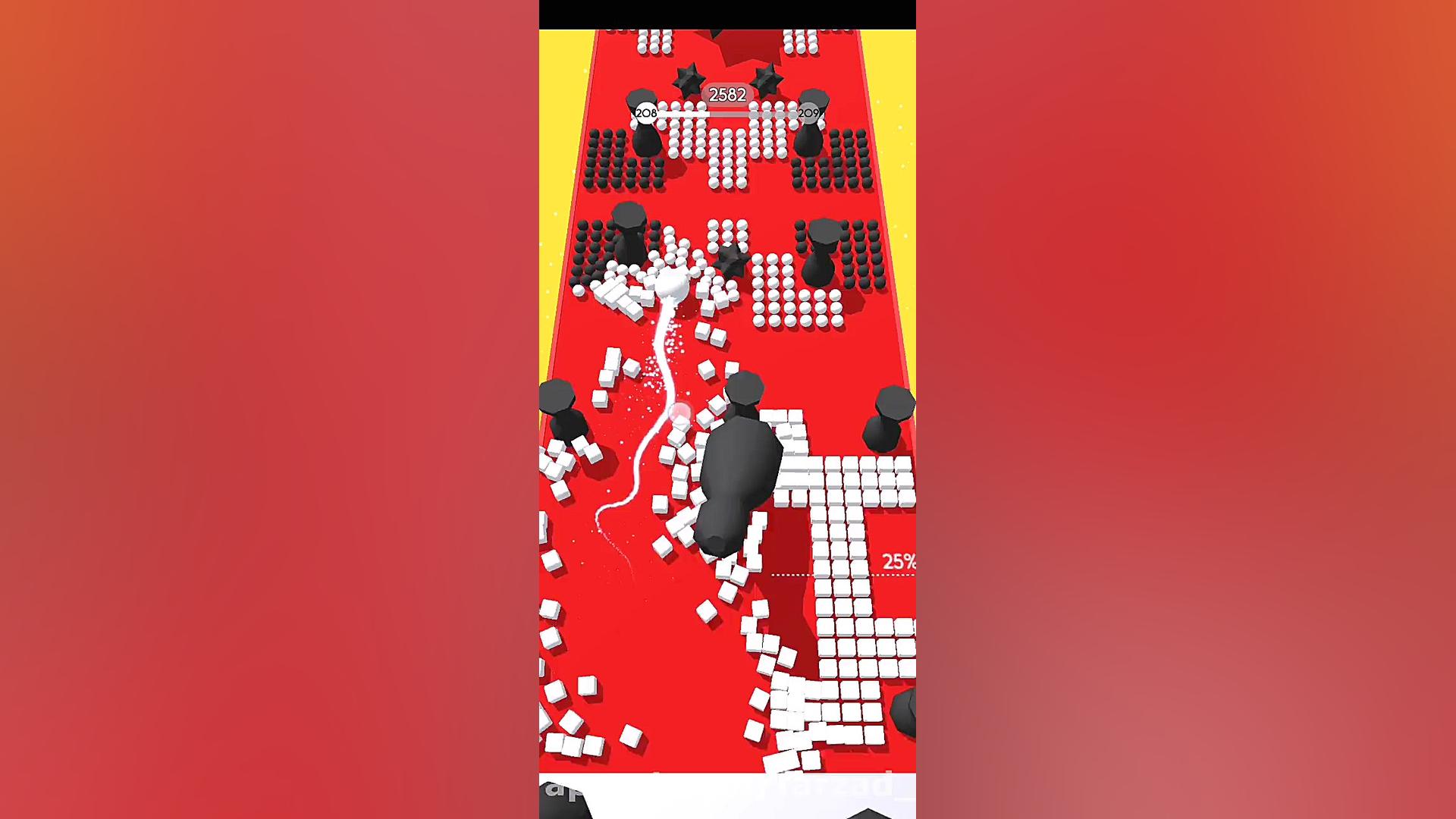 گیم پلی بازی color bump 3d